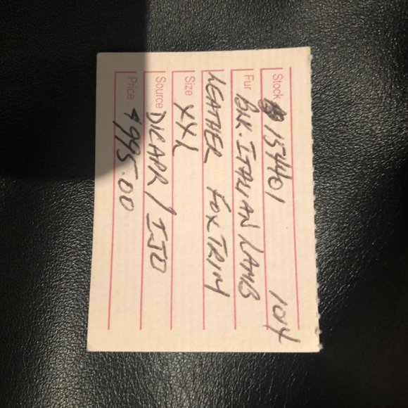 High Quality SzXXL NWTs Italian Lamb Leather coat - Picture 10 of 10